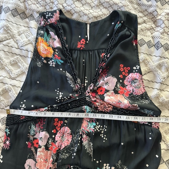Free People Haze Floral Sleeveless Boho Tunic Top - Picture 10 of 12